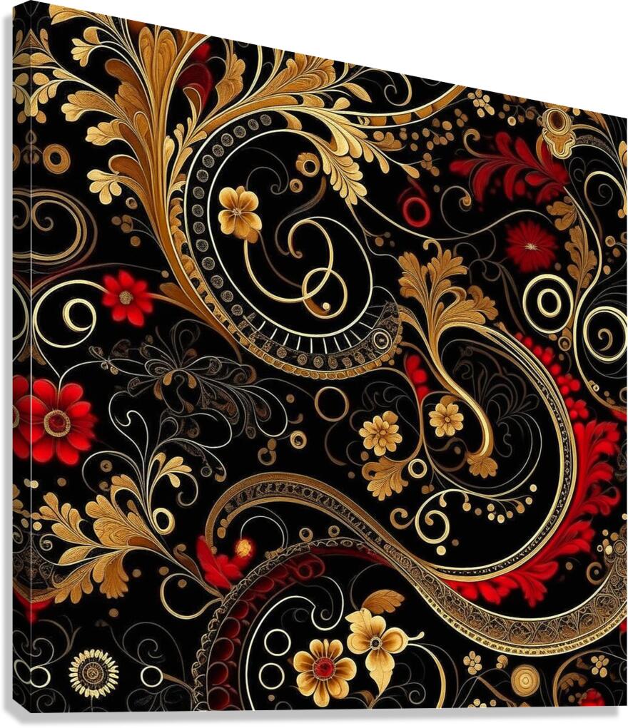   Floral pattern 2  Canvas Print