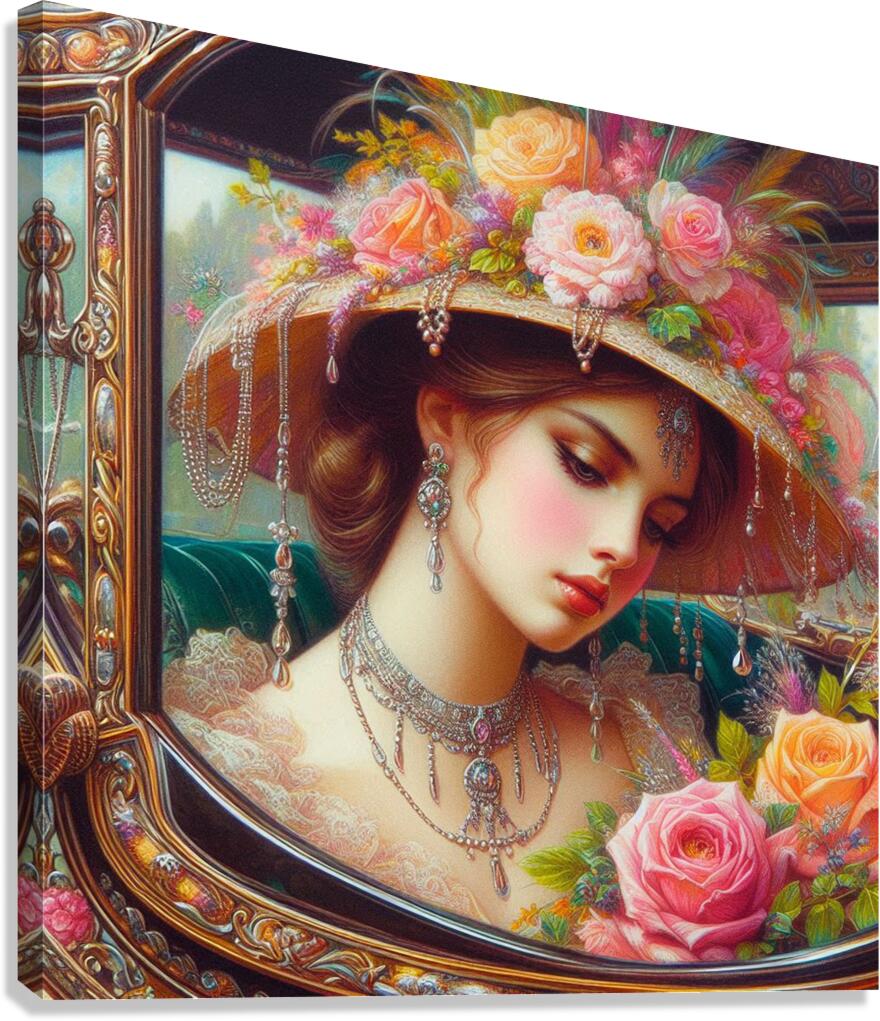   Bored Lady  Canvas Print