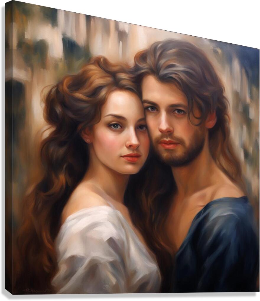  Perfect couple  Canvas Print