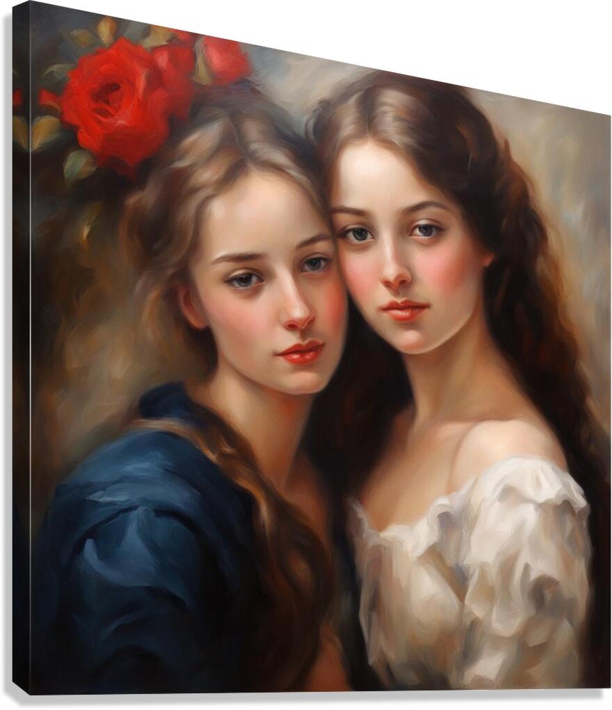   Girlfriends Canvas Print