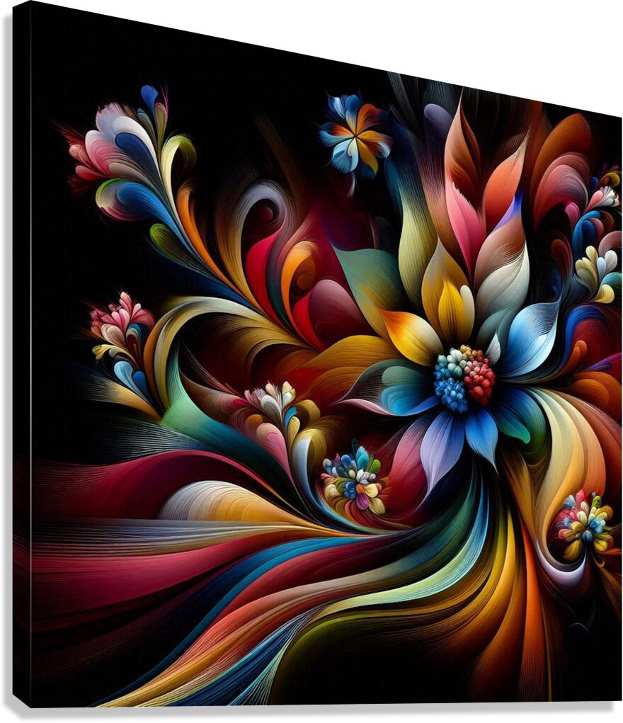   Flower fire  Canvas Print