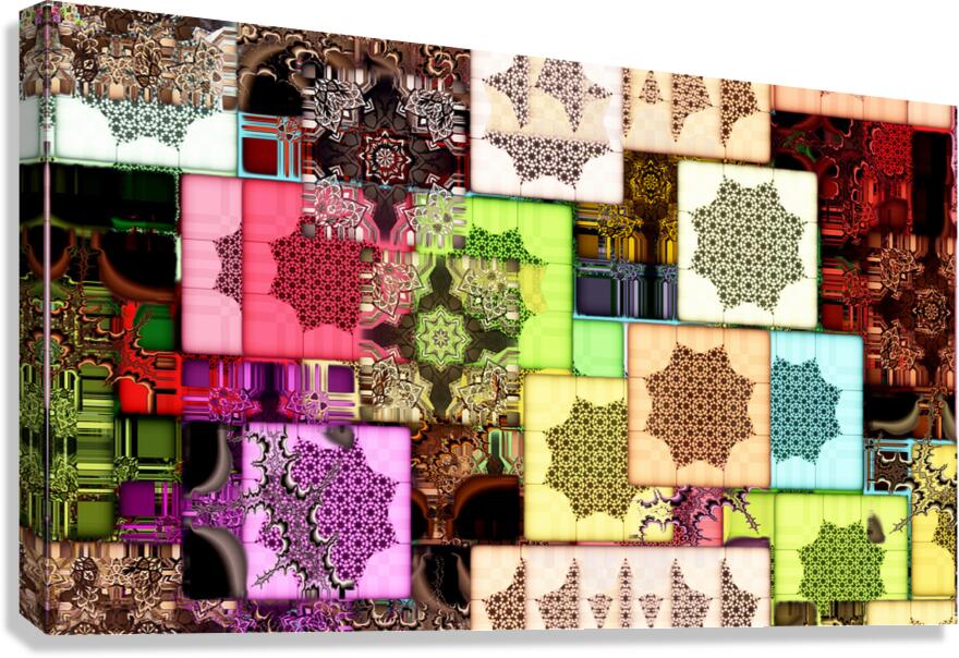 Geometric carpet Canvas Print