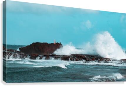 Cross at Sea Canvas Print