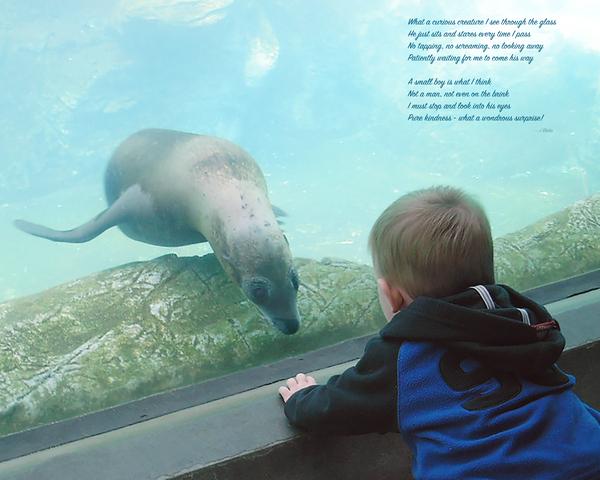 Child in the Glass Print