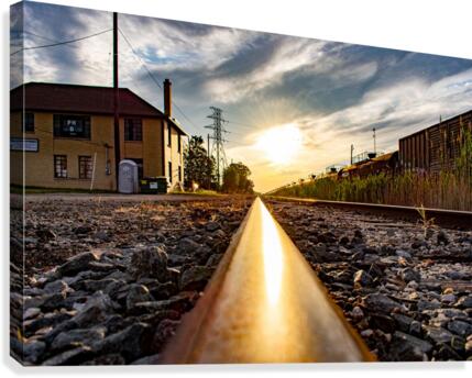 Train Tracks Canvas Print