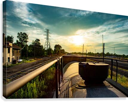 Train Station Canvas Print