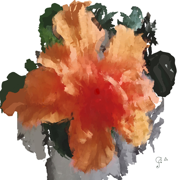 Symphonie en corail Print