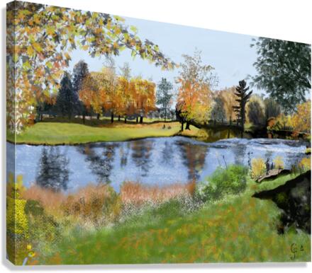 Parc Russell Canvas Print