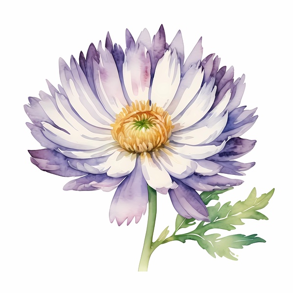 Aster: genus of perennial flowering plants in the family Asteraceae by Abbes Rachiq