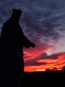 Statue n Sunset