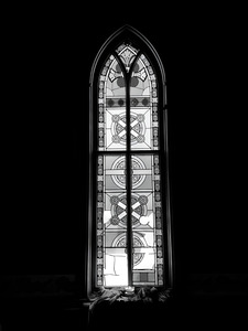 Old Shade Church Stain Glass