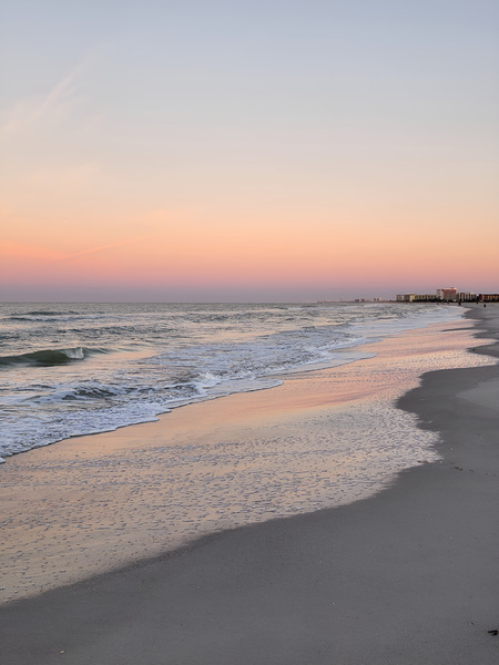 Beach Soft Dawn Print