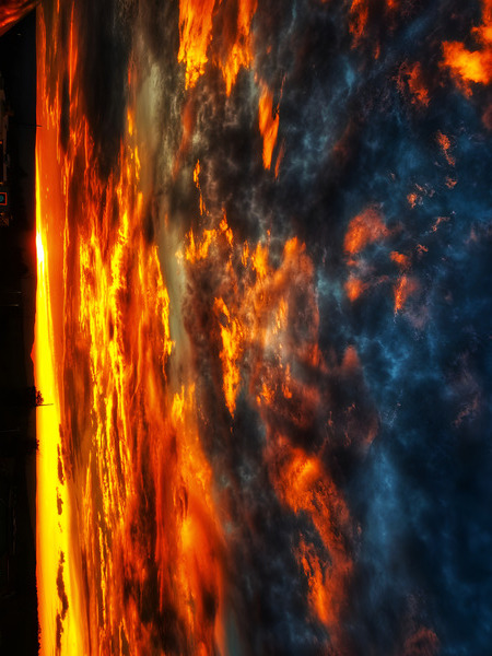 Fiery Sunset  Print