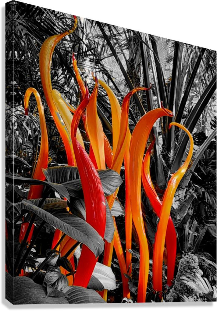 Glass Sculpture  Canvas Print