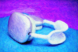 Close up macro view of new best over ear headphones