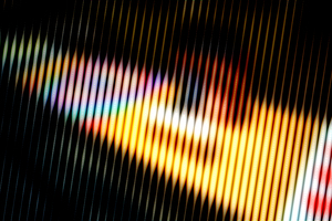 Colorful Abstract Light Wave Pattern
