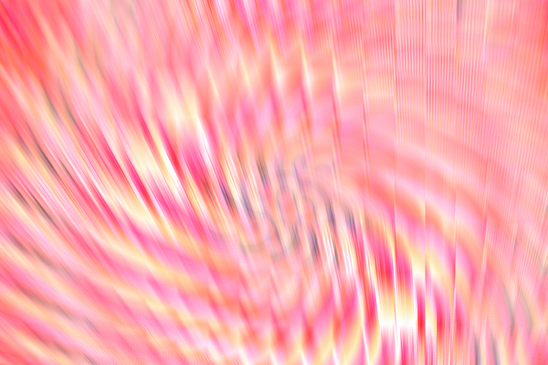 Abstract Pink and Yellow Motion Blur Print