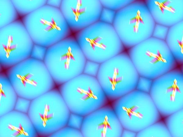 Low view of airplane against blue sky during takeoff or landing in metaverse Print