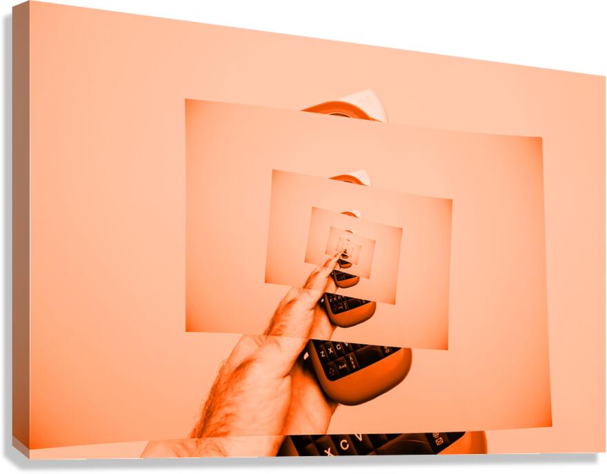 Temporal Spiral Grasp Canvas Print