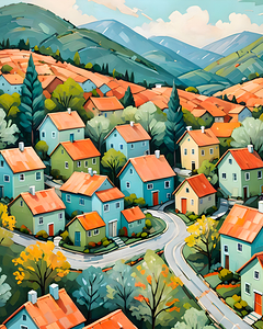 Pastel Village Dream