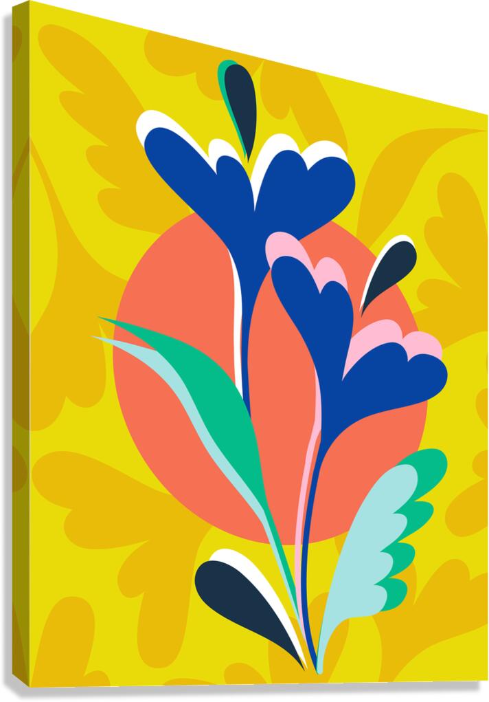 Floral Harmony Canvas Print