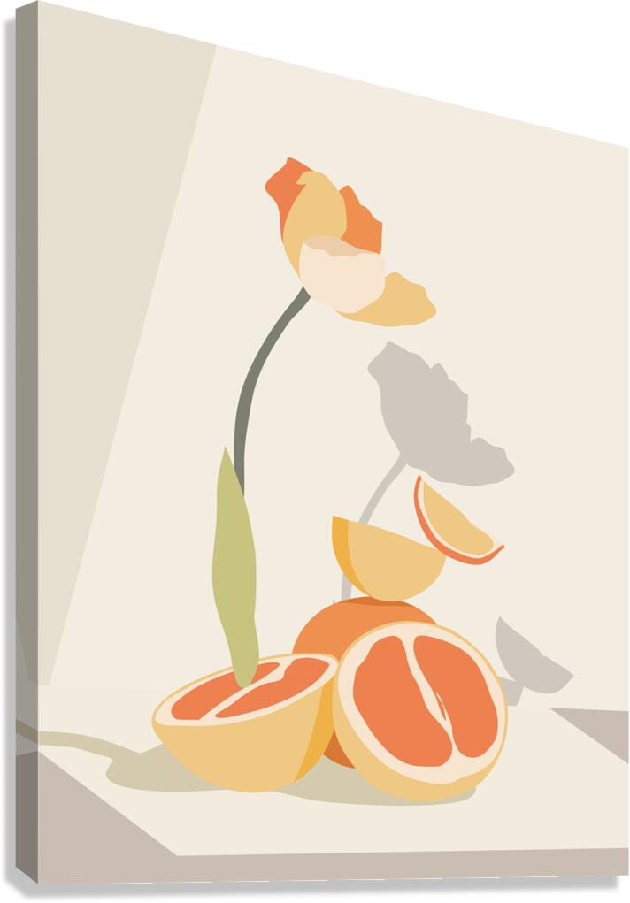 Monochrome Elegance Canvas Print