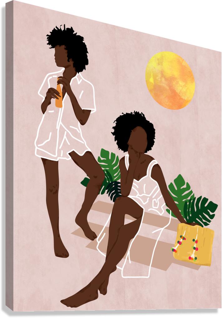 Sunlit Queens Canvas Print