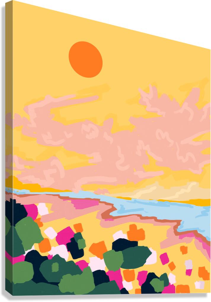 Suns Embrace Canvas Print