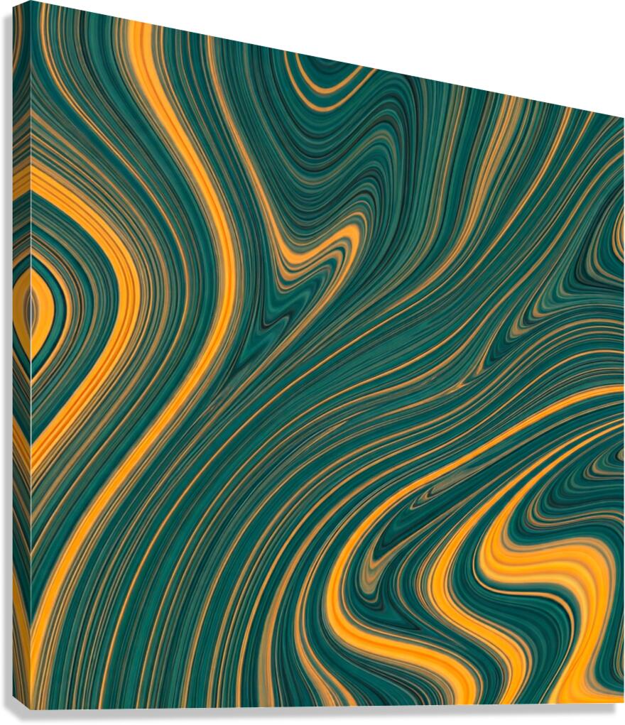 Swirls of Sunshine Canvas Print