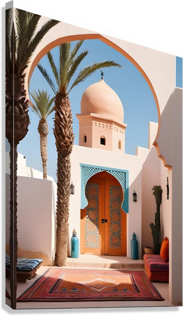 Bohemian Arches Canvas Print