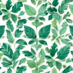 Lush Green Foliage Pattern