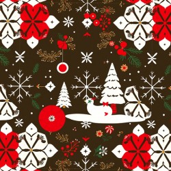 Snowy Festivities Pattern