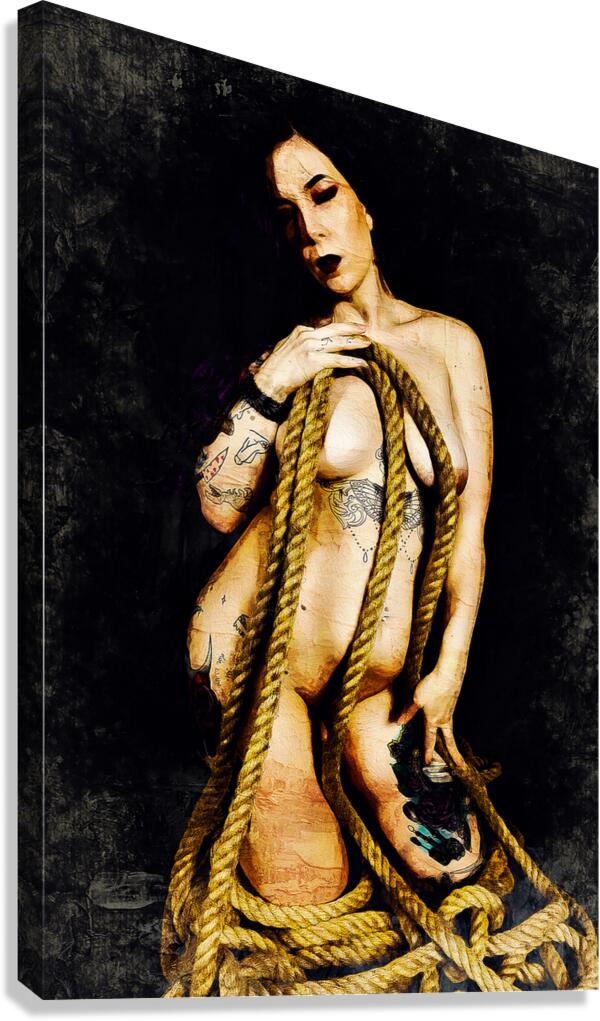 Bound by Shadows Canvas Print