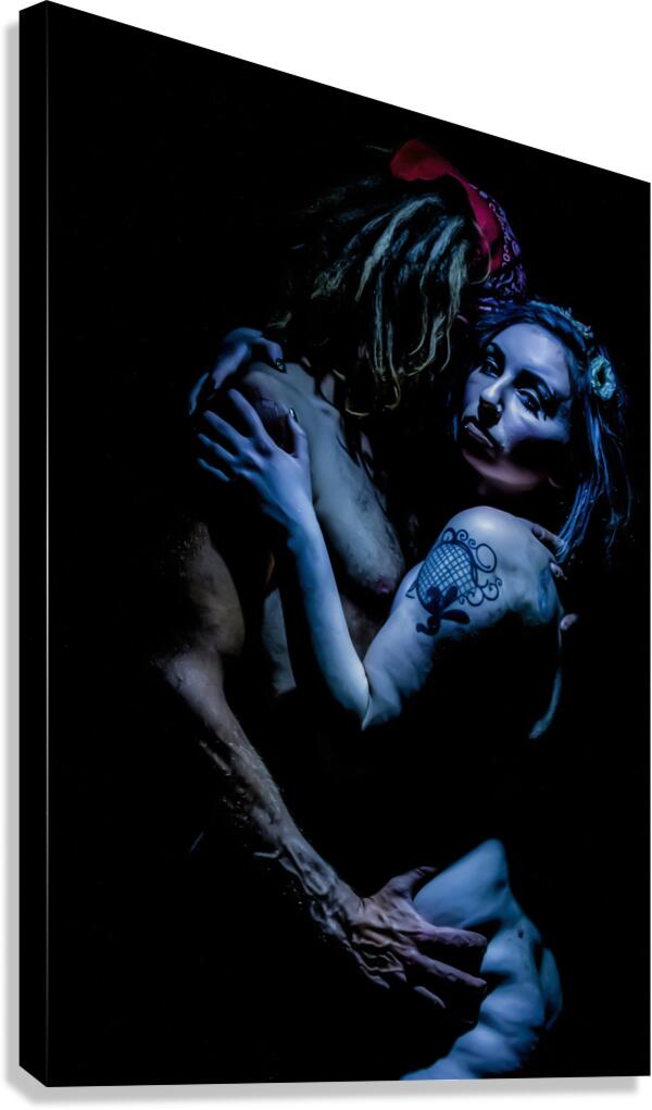 Veiled Affection Canvas Print