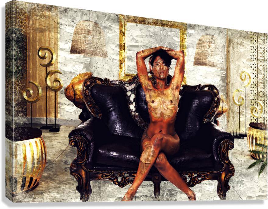Textured Grace Canvas Print