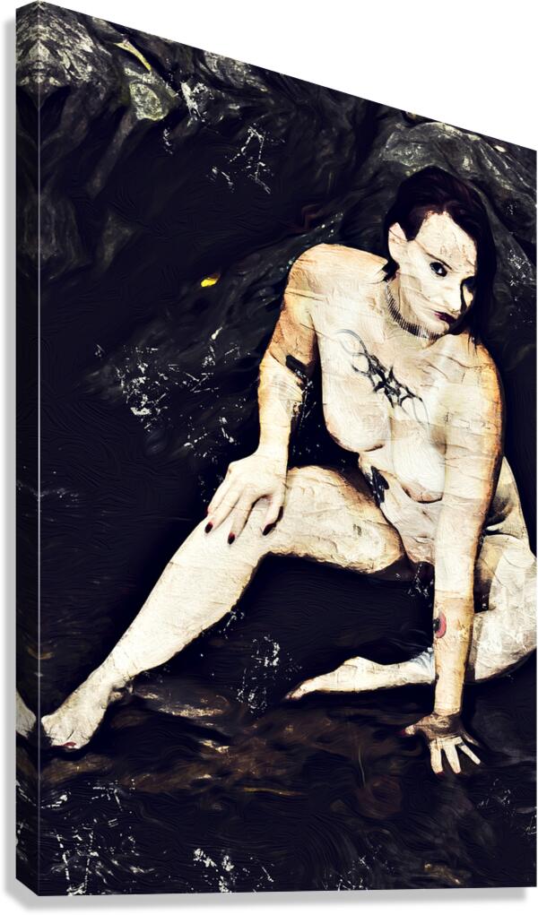 Tattooed Intensity Canvas Print