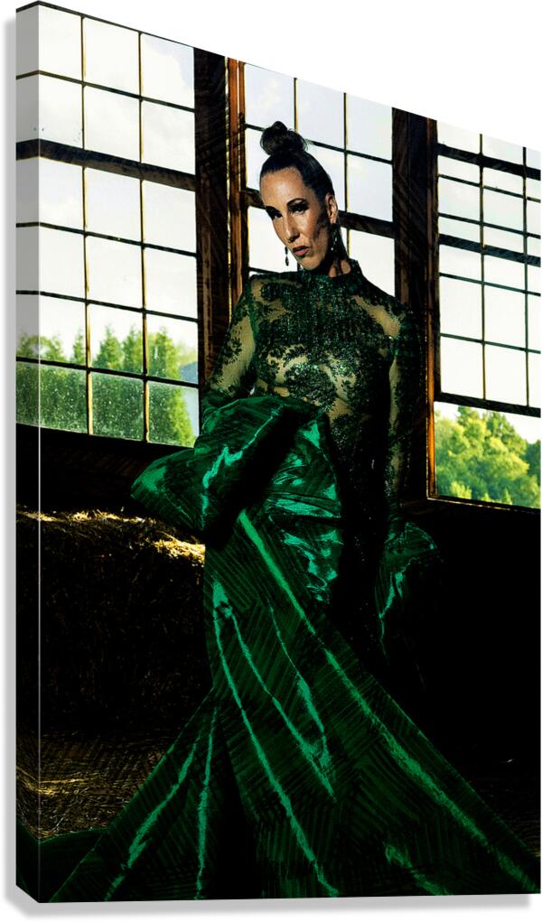 Emerald Elegance Canvas Print