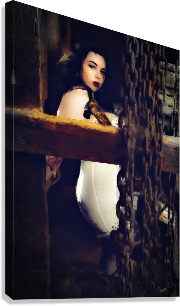 Chained Elegance Canvas Print