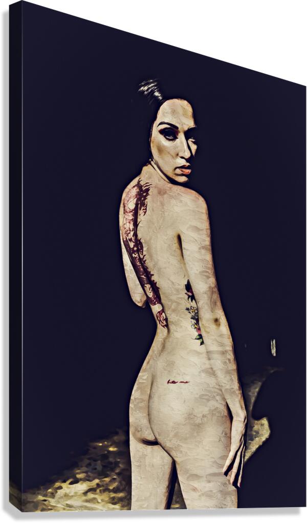 Textured Grace Canvas Print