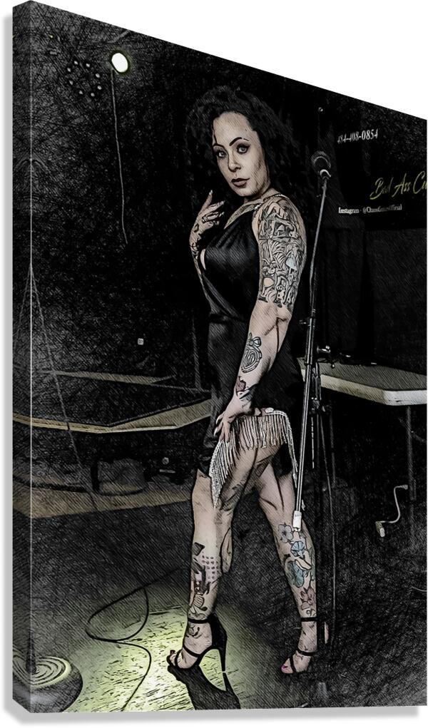 Mic Check Canvas Print