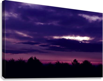 Chilly Sunset Canvas Print