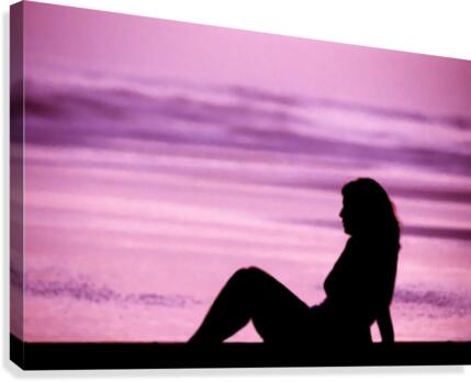 Pink Surf Canvas Print