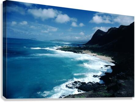 Cobalt Coasts Canvas Print
