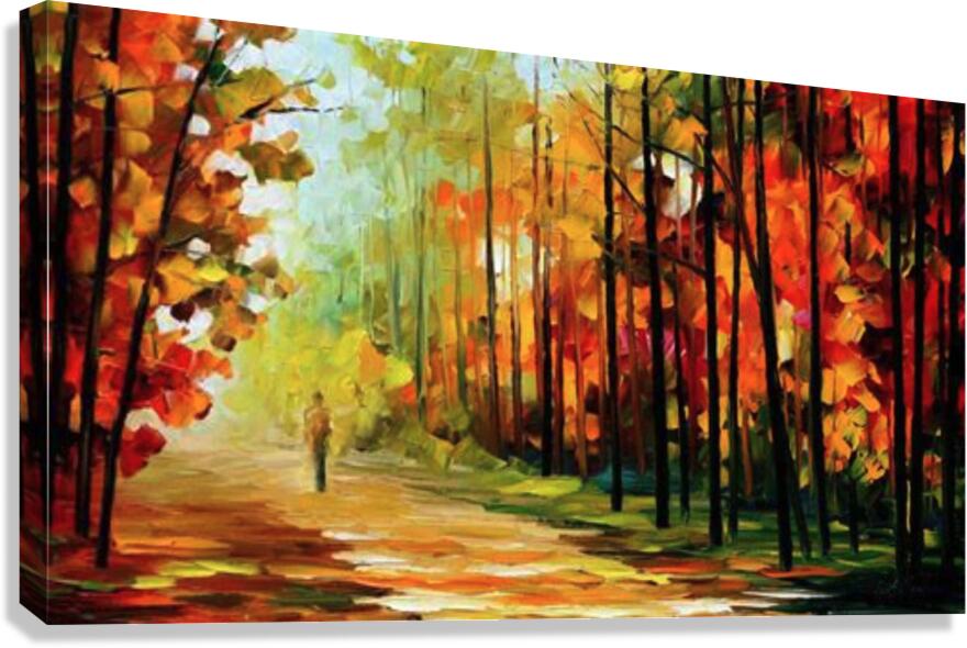 FALL STROLL Canvas Print