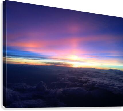 Dramatic sunset Canvas Print