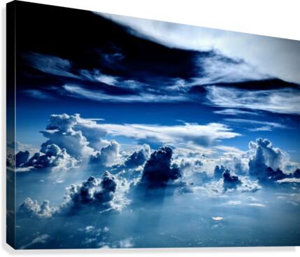 Dramatic sky Canvas Print