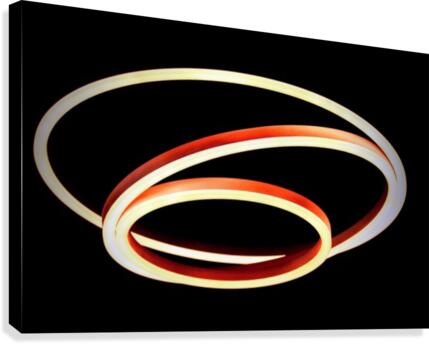 Concentric circles Canvas Print