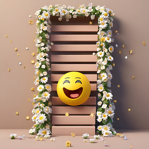 0 Icon of an emoji that changes its expression wi