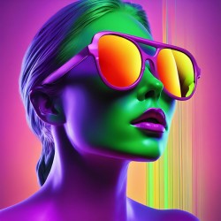  A completely smooth wall of light violet color