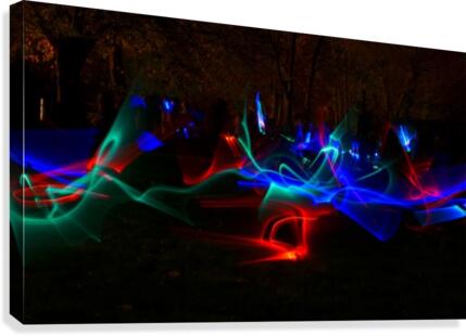 Lightsabre bonfire Canvas Print